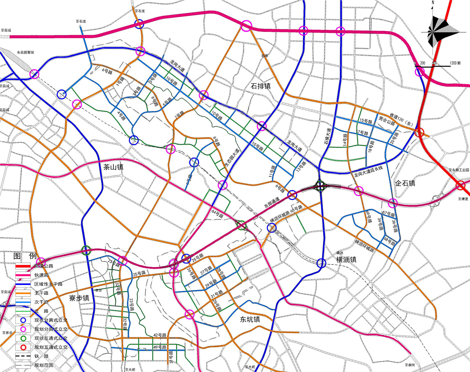 图5 道路交通系统规划图