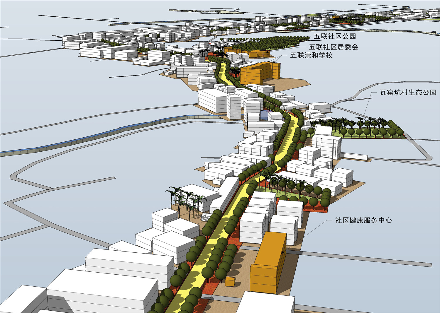 深圳市“龙岗社区”规划及实施计划——五联社区试点