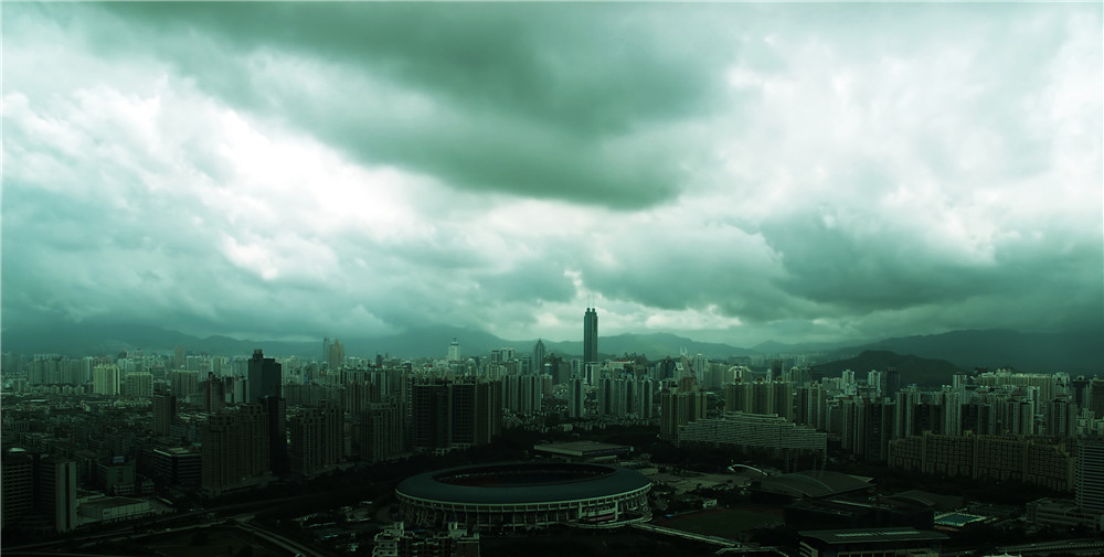 城影相间-城市天台