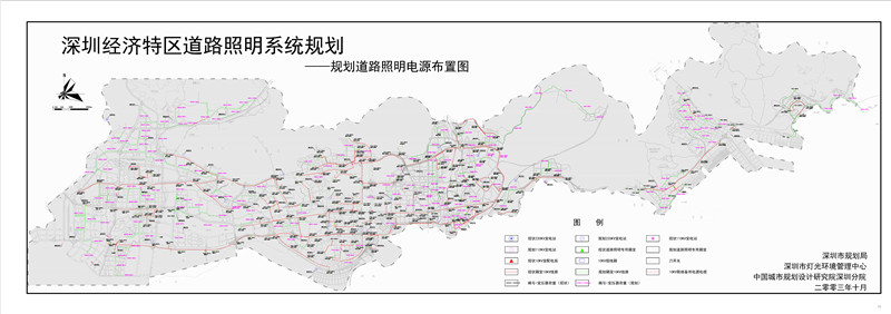 zt12-规划道路照明电源布置图(zt)