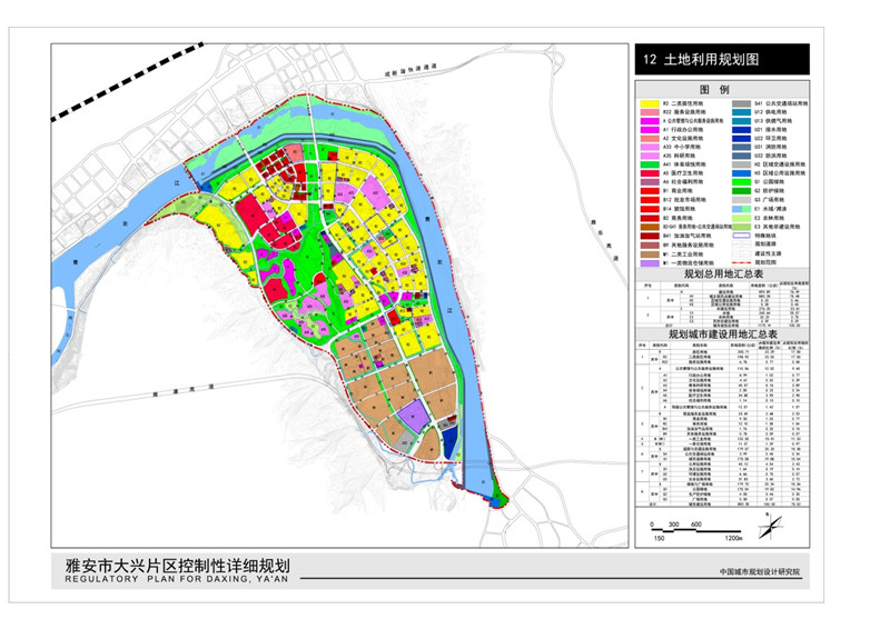 雅安市大兴片区控制性详细规划