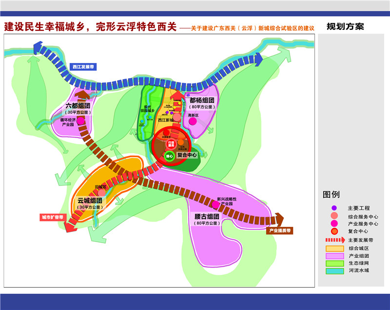 广东西关（云浮）新城综合实验区概念规划研究